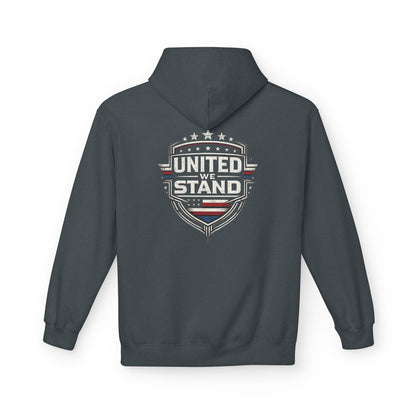 United We Stand Patriotic Hoodie | American Flag Design
