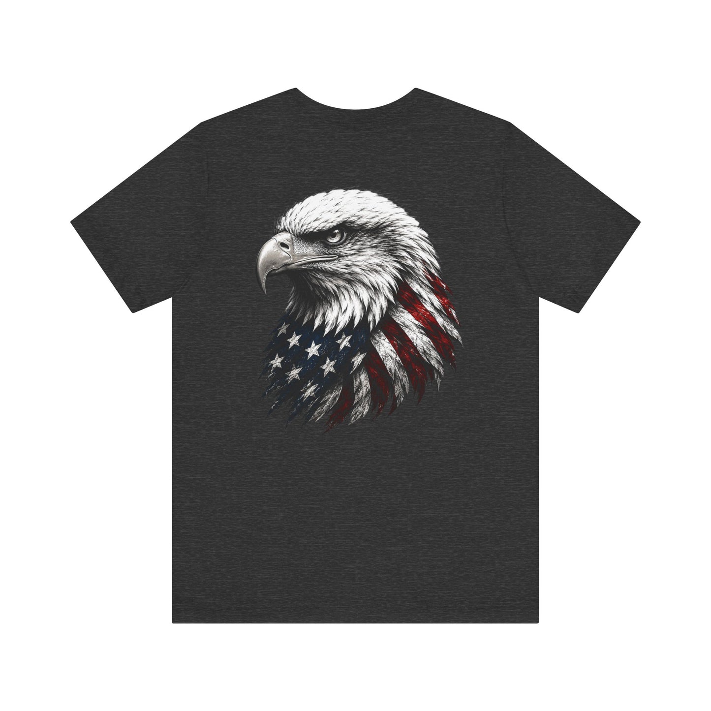 American Flag Bald Eagle Tee | Patriotic Eagle Shirt, USA Flag Graphic