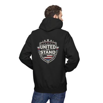 United We Stand Patriotic Hoodie | American Flag Design
