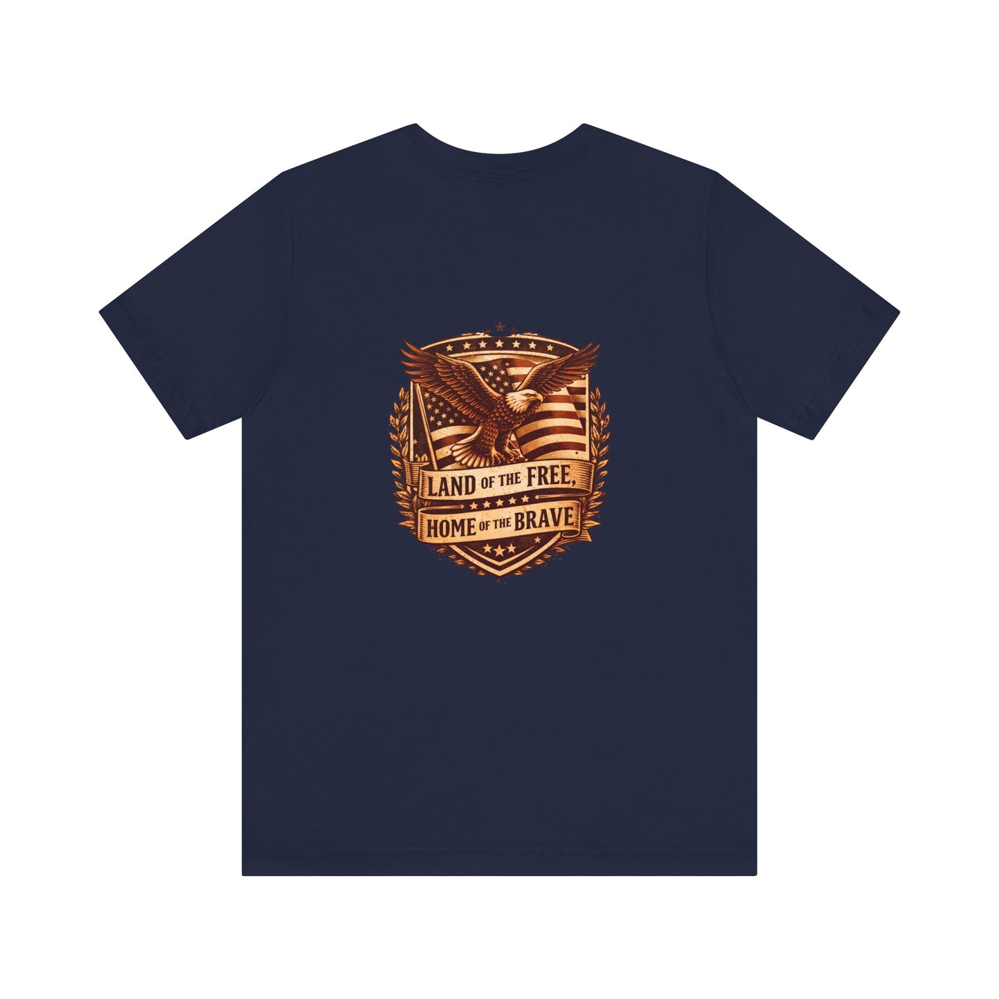 Land of the Free Home of the Brave eagle T-Shirt | Patriotic USA