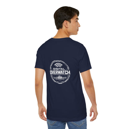 Digital Overwatch Graphic T-Shirt, Cyber Tech Tee, Minimalist Black Shirt, Hacker Style Apparel, IT Gift
