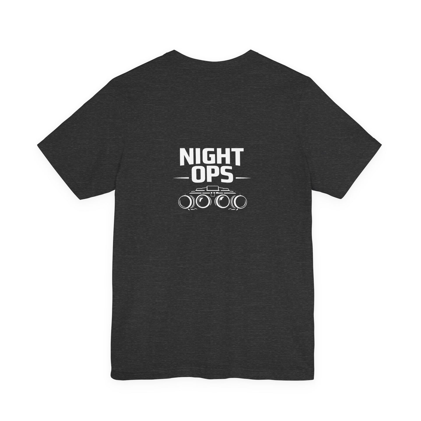 Night Ops Military Shirt, Tactical Typography T-Shirt, Operator Inspired Tee, Minimalist Combat Style Apparel, Military Gift