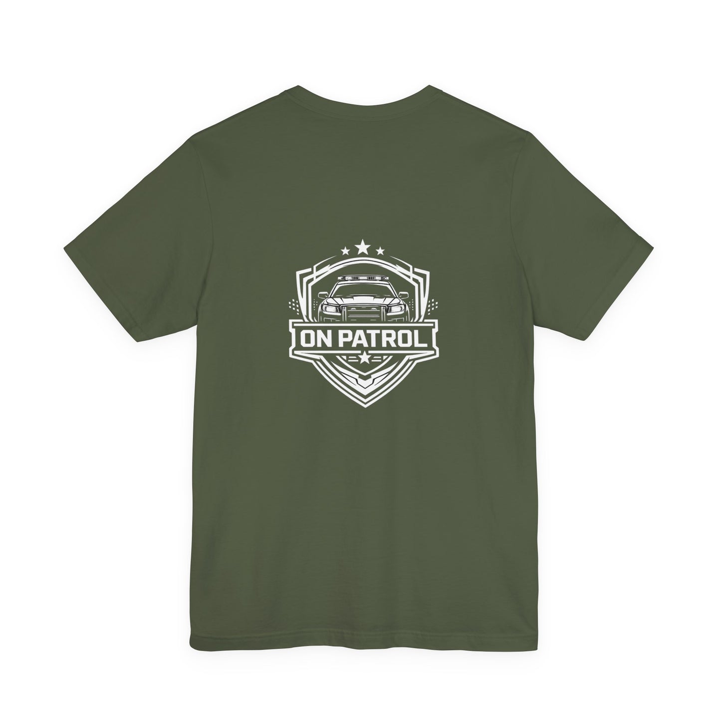 On Patrol Police Shirt, Law Enforcement T-Shirt, Patrol Officer Tee, First Responder Gift, Duty Inspired Apparel