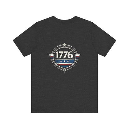 1776 Patriotic T-Shirt, American Flag Graphic T-Shirt, Revolutionary War Apparel