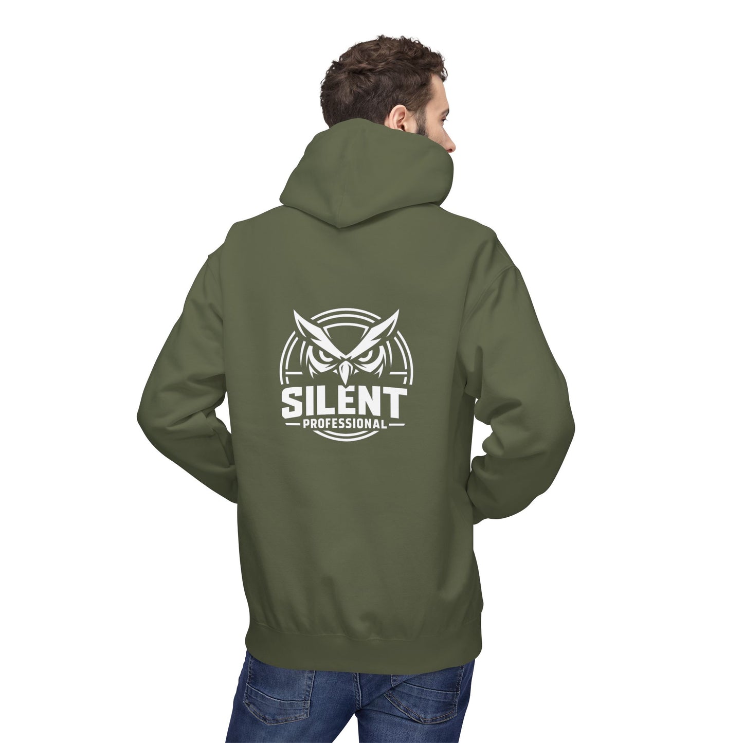 Silent Professional Owl hoodie, Tactical Military Graphic Tee, Minimalist Combat Style