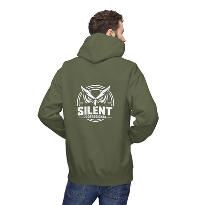 Silent Professional Owl hoodie, Tactical Military Graphic Tee, Minimalist Combat Style