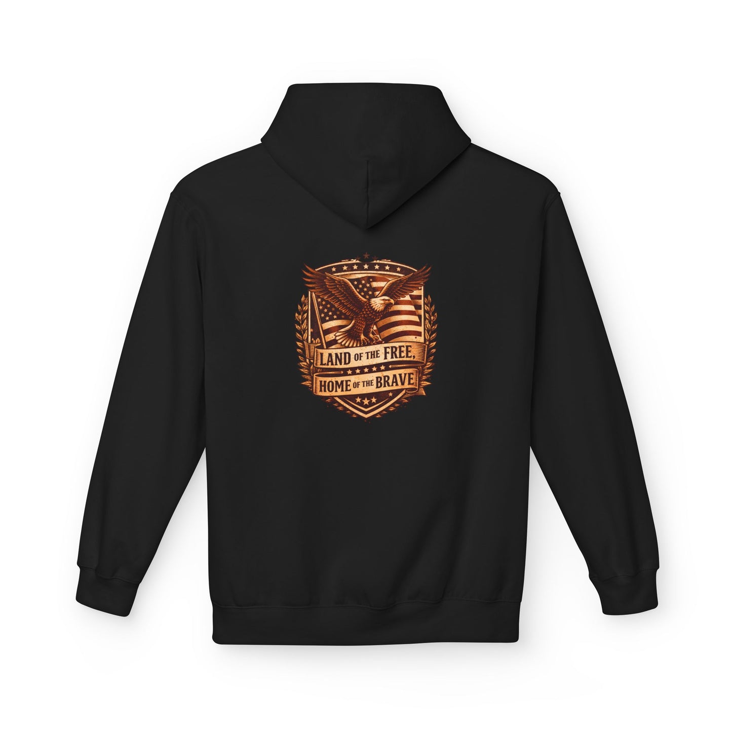 Land of the Free Eagle Shield hoodie | patriotic America emblem