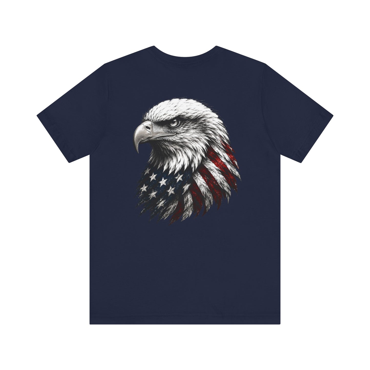 American Flag Bald Eagle Tee | Patriotic Eagle Shirt, USA Flag Graphic