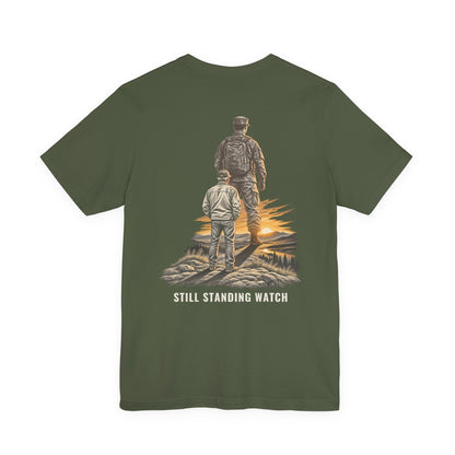 Still Standing Watch Veterans Day T-Shirt | Veteran Support Military Tee