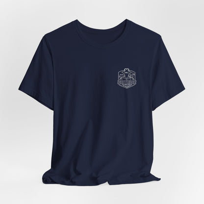 Stay Sharp Tactical T-Shirt, Skull Shield Graphic Tee, Military Inspired Shirt, Edgy Operator Style Apparel, Tactical Gift