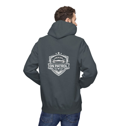 On Patrol Police Hoodie, Law Enforcement Duty Apparel, First Responder Hoodie