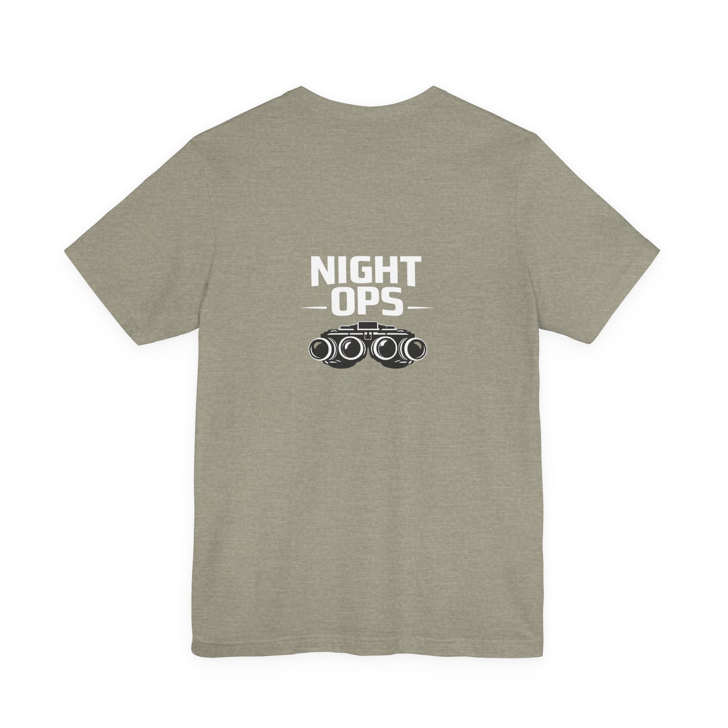 Night Ops Military Shirt, Tactical Typography T-Shirt, Operator Inspired Tee, Minimalist Combat Style Apparel, Military Gift