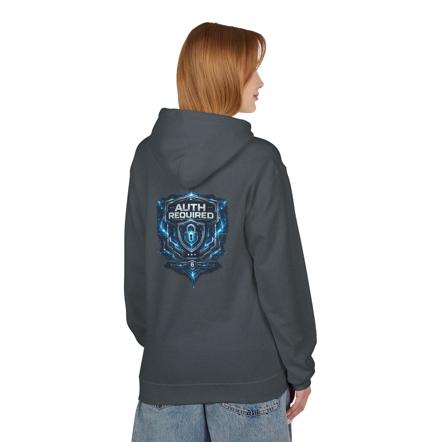 Auth Required Hoodie, Cyber Security Graphic Hoodie, Hacker Shirt, Tech Professional Gift, InfoSec Apparel