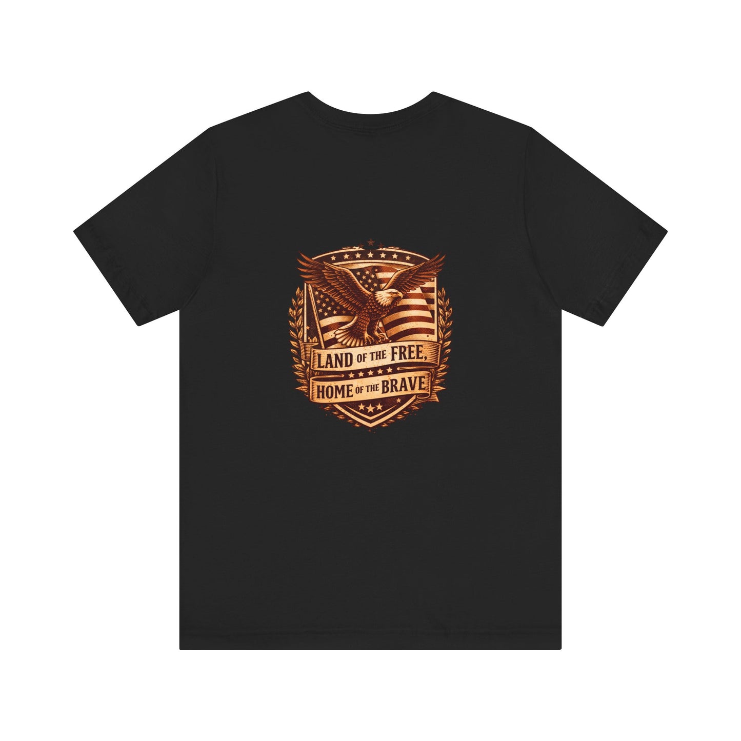 Land of the Free Home of the Brave eagle T-Shirt | Patriotic USA