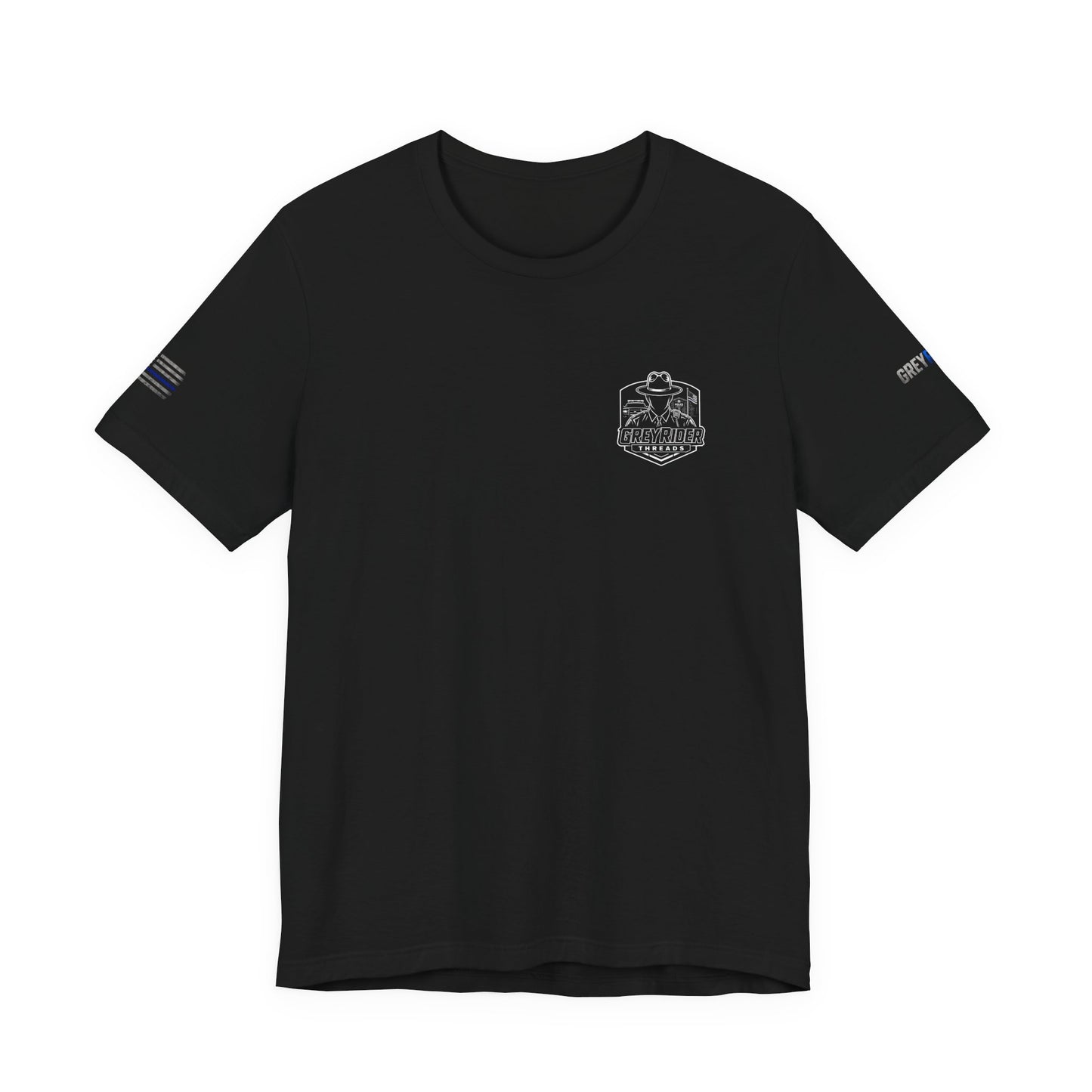 Thin Blue Line Flag T-Shirt | Law Enforcement Support Shirt | Police Officer Graphic Tee | Retired LEO-Owned Brand