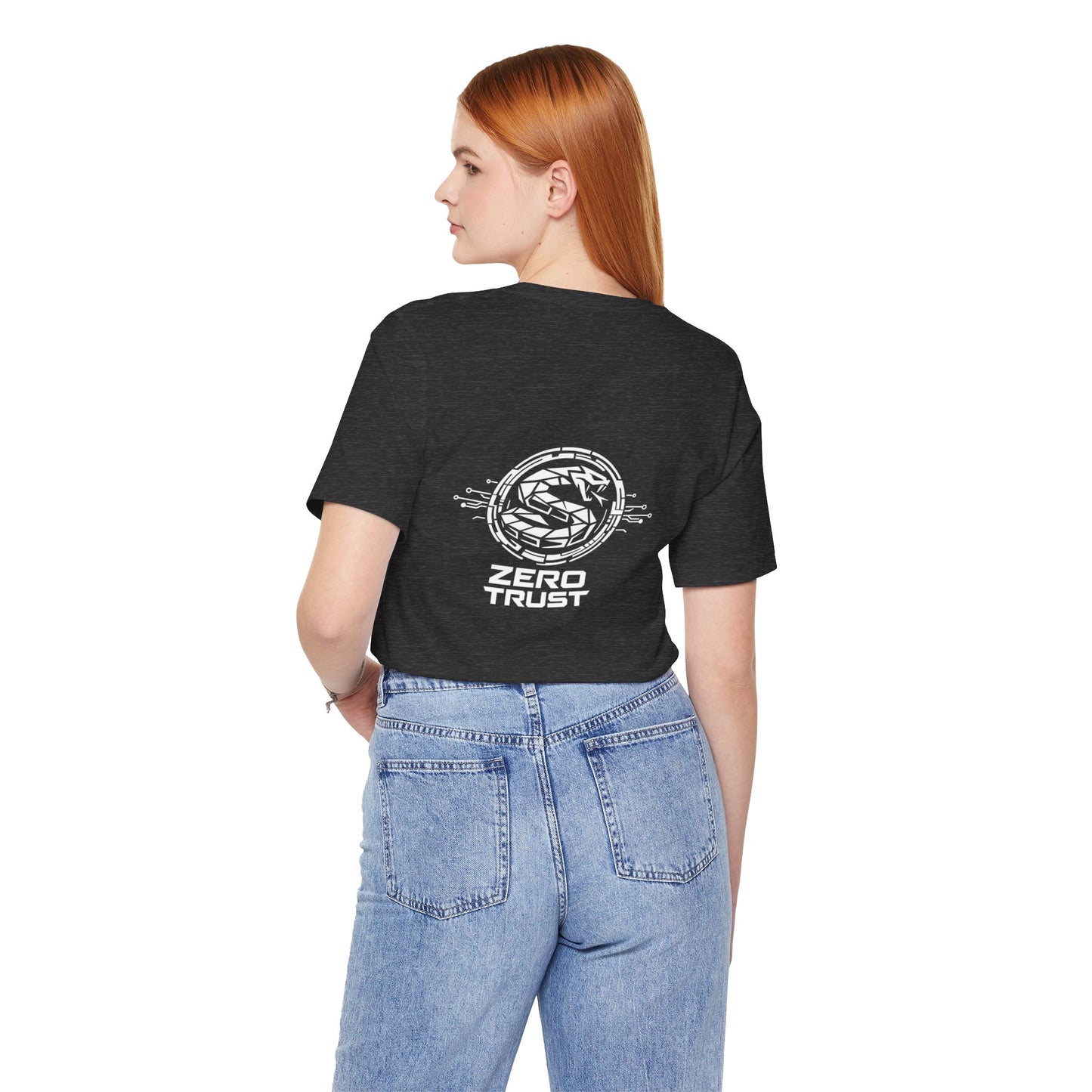 Zero Trust Cybersecurity Shirt, Cyber Snake Shield Tee, Hacker Graphic T-Shirt, InfoSec Gift, Tactical Tech Apparel