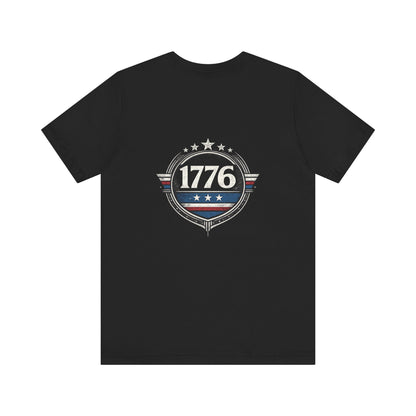 1776 Patriotic T-Shirt, American Flag Graphic T-Shirt, Revolutionary War Apparel