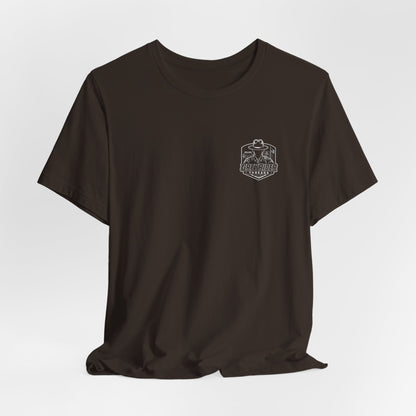Vintage Police Patrol Car Sunset Tee | Patrol Car Sunset T-Shirt | On Patrol