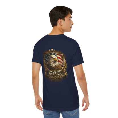 God Bless America Eagle T-Shirt — Patriotic Bald Eagle Tee