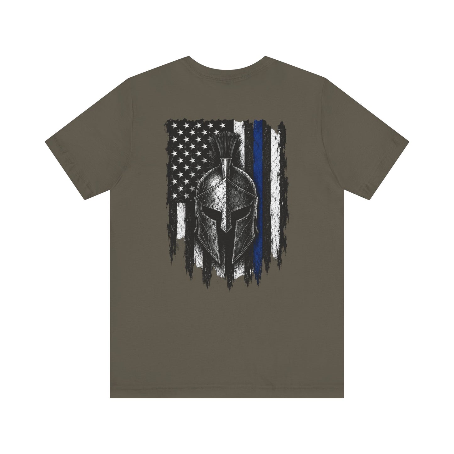 Spartan Thin Blue Line T-Shirt | Police Support