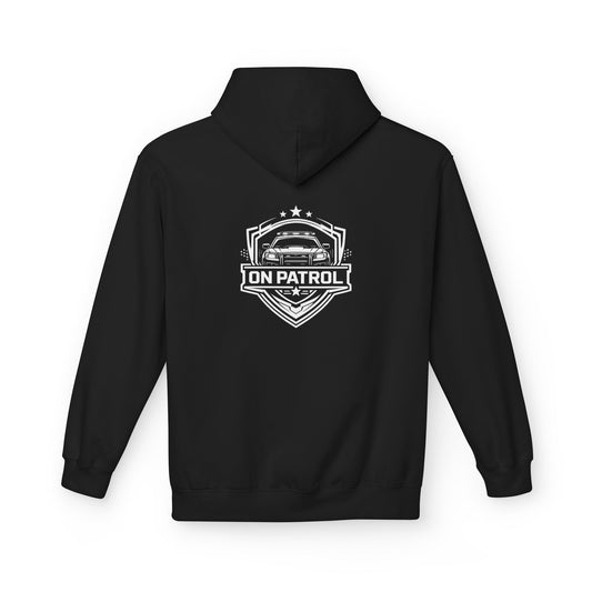 On Patrol Police Hoodie, Law Enforcement Duty Apparel, First Responder Hoodie