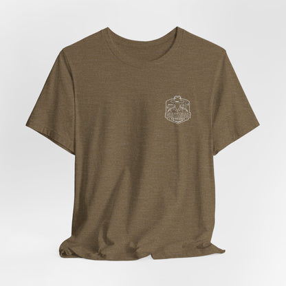 Vintage Police Patrol Car Sunset Tee | Patrol Car Sunset T-Shirt | On Patrol