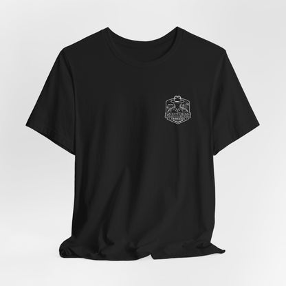 Stay Sharp Tactical T-Shirt, Skull Shield Graphic Tee, Military Inspired Shirt, Edgy Operator Style Apparel, Tactical Gift