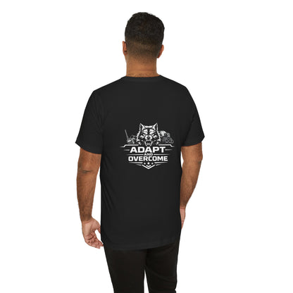 Adapt and Overcome Tactical Wolf T-Shirt | Military Wolf Graphic Tee