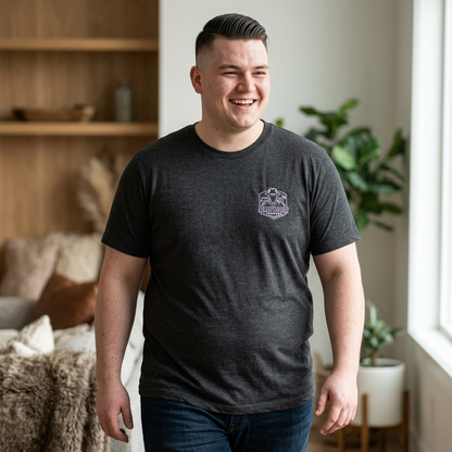 Stay Sharp Tactical T-Shirt, Skull Shield Graphic Tee, Military Inspired Shirt, Edgy Operator Style Apparel, Tactical Gift