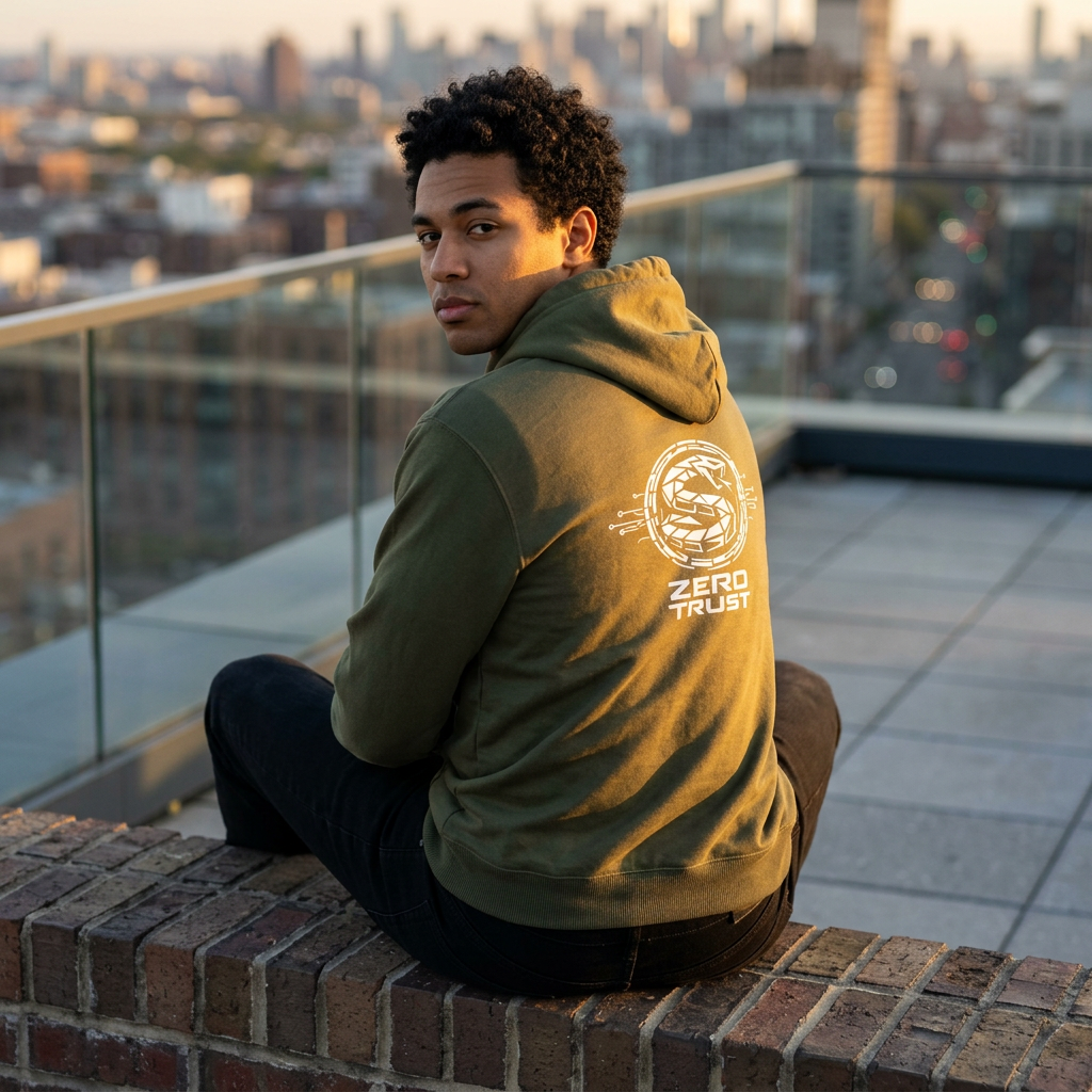 Zero Trust Tactical Snake Hoodie | Cybersecurity | Tech | IT professionals |
