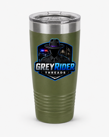 GreyRider Threads 20oz Insulated Tumbler — Logo Travel Mug