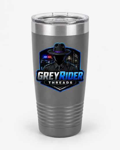 GreyRider Threads 20oz Insulated Tumbler — Logo Travel Mug