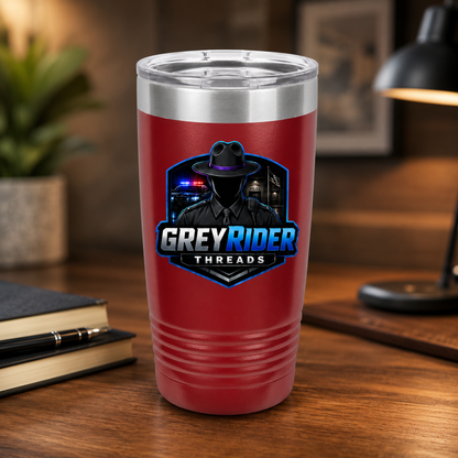 GreyRider Threads 20oz Insulated Tumbler — Logo Travel Mug