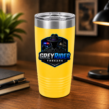 GreyRider Threads 20oz Insulated Tumbler — Logo Travel Mug