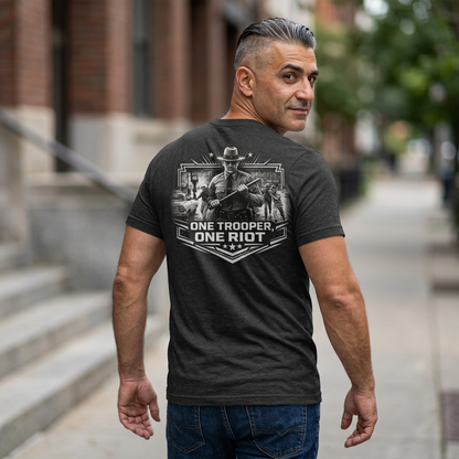 One Trooper One Riot Tee | Law Enforcement Police Design
