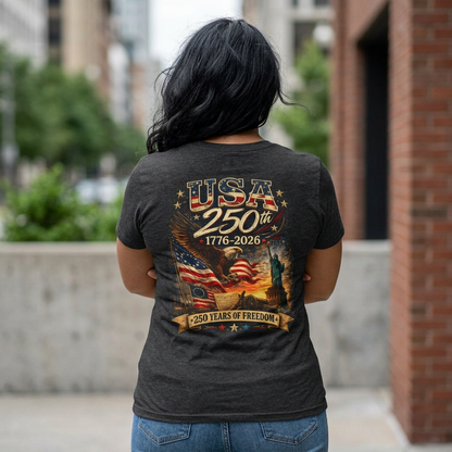 America's 250th Birthday Memorial Day 4th of July T-Shirt
