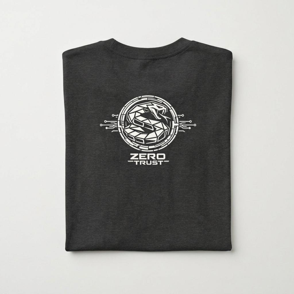 Zero Trust Cybersecurity Shirt, Tech Apparel