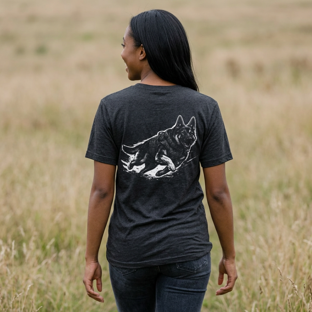 Fur Missile K9 T-Shirt | Military Working Dog Apparel