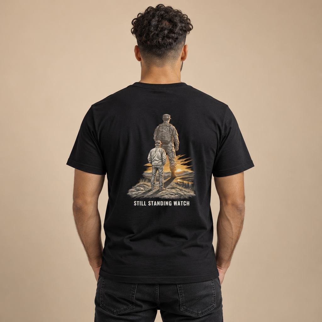 Still Standing Watch Veterans Day T-Shirt | Veteran Support Military Tee