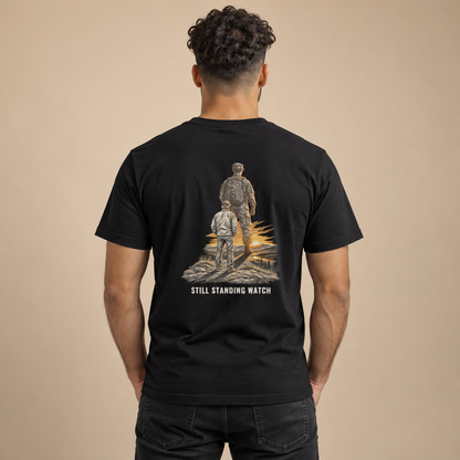 Still Standing Watch Veterans Day T-Shirt | Veteran Support Military Tee