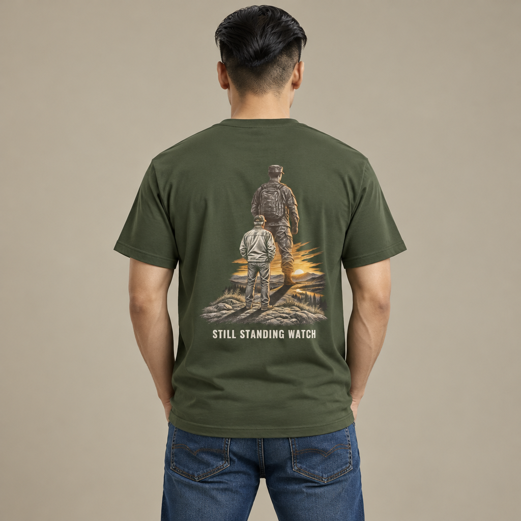 Still Standing Watch Veterans Day T-Shirt | Veteran Support Military Tee