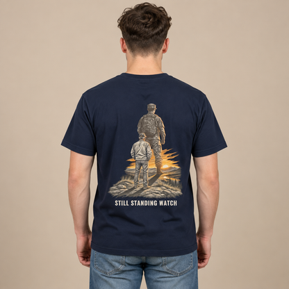 Still Standing Watch Veterans Day T-Shirt | Veteran Support Military Tee