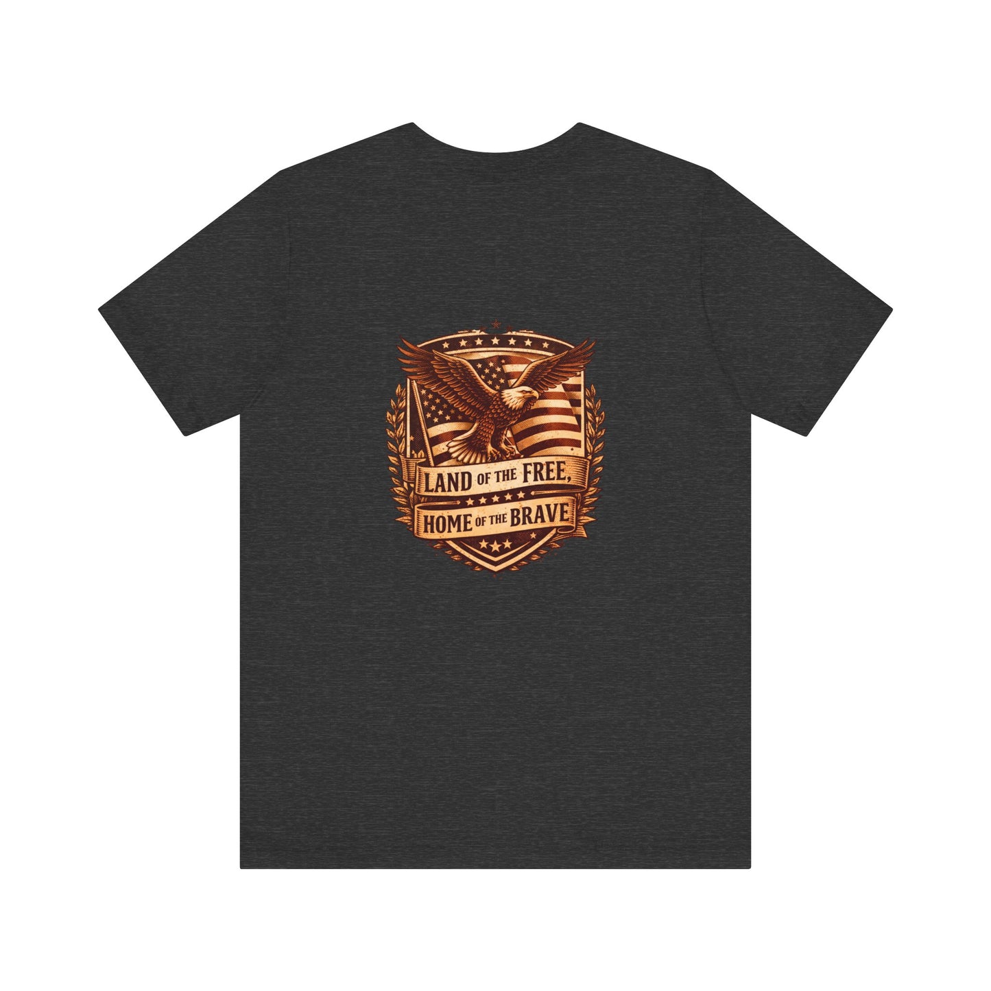 Land of the Free Home of the Brave eagle T-Shirt | Patriotic USA