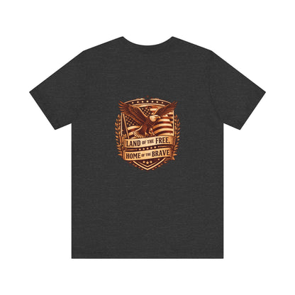 Land of the Free Home of the Brave eagle T-Shirt | Patriotic USA
