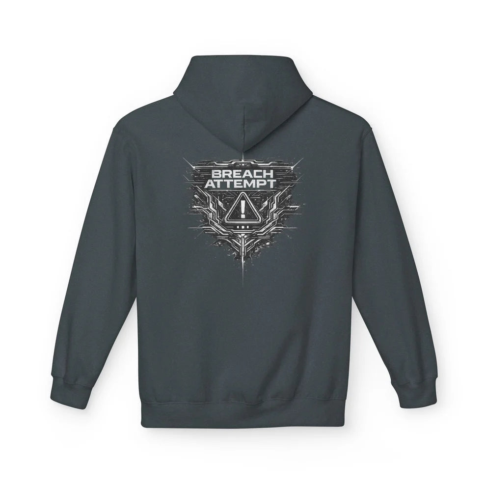 Breach Attempt Cybersecurity Hoodie, Hacker Graphic Sweatshirt, InfoSec Hoodie, Tech Security Apparel, Cyber Gift