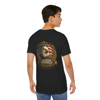 God Bless America Eagle T-Shirt — Patriotic Bald Eagle Tee