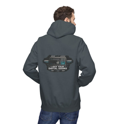 Cybersecurity Hoodie — "Lock Your Digital Doors" Tech Security Pullover
