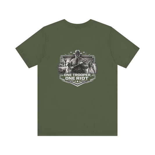One Trooper One Riot Tee | Law Enforcement Police Design