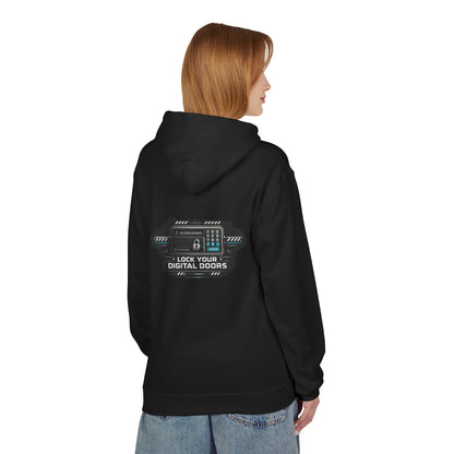 Cybersecurity Hoodie — "Lock Your Digital Doors" Tech Security Pullover