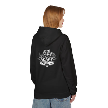 Adapt and Overcome Tactical Wolf Hoodie | Military Wolf Graphic Hoodie